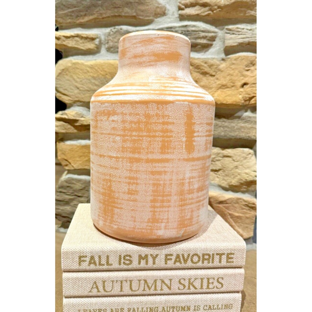 10.75"H‎ Metal Decorative Farmhouse Wheat Vase